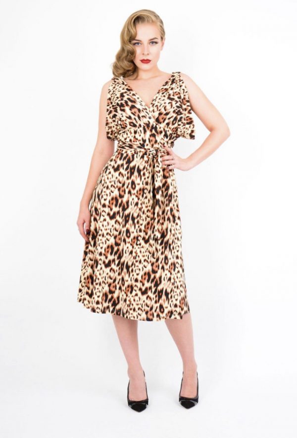 Leopard tia dress