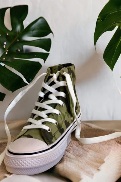 camo vegan hi tops