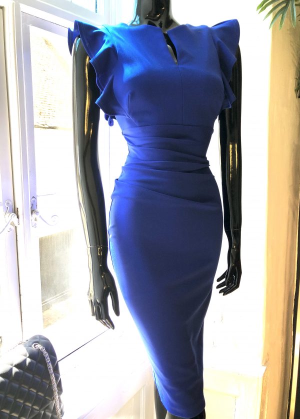 cobalt blue diva dress