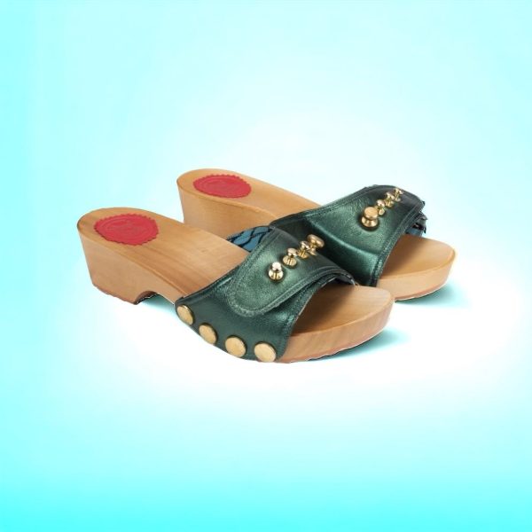 green clogs