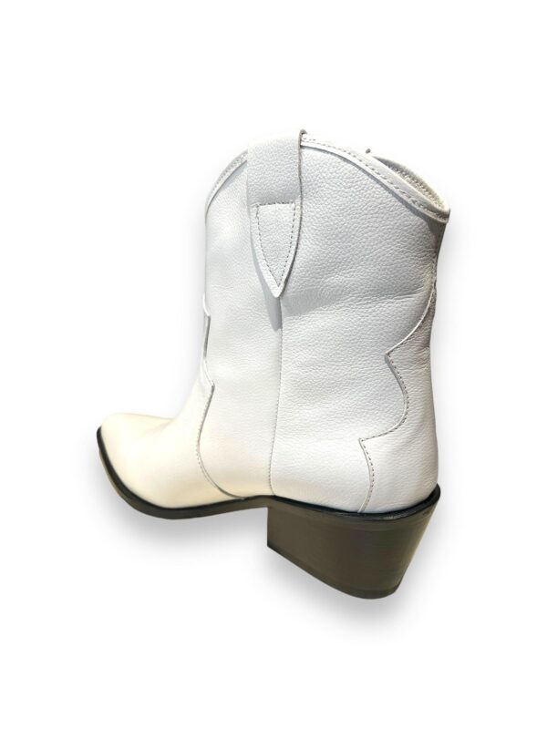 White Dallas Western Cowboy Boots - Stivali New York - Image 2