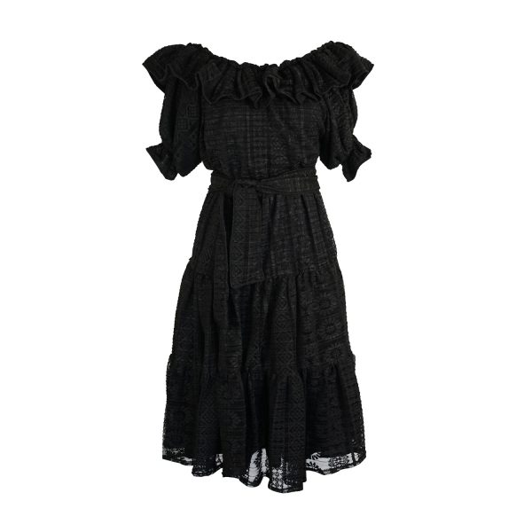 black lace veranda dress