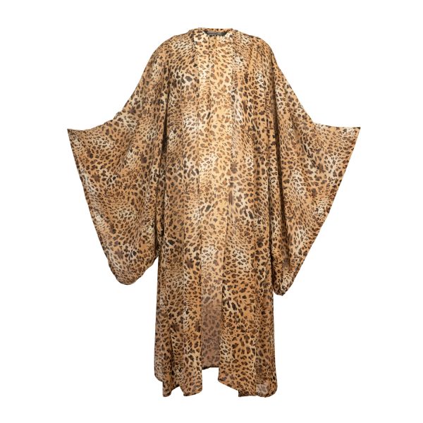 Chiffon Leopard Kimono - Jennafer Grace - Image 2