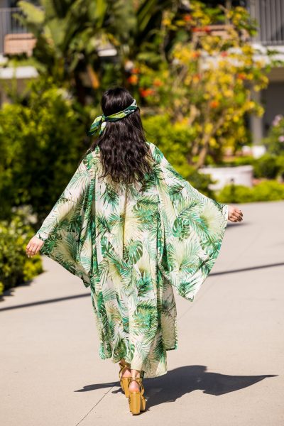 palm kimono back