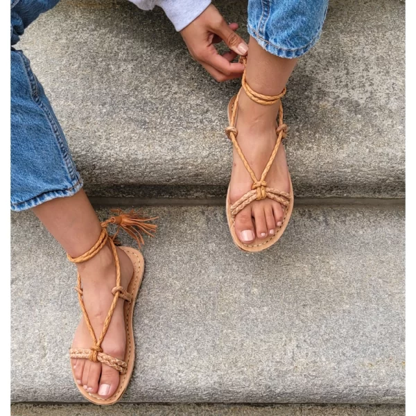 tassle sandals