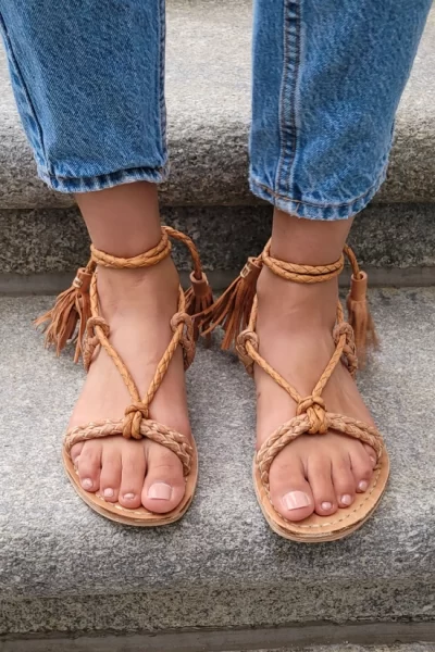 tassle sandals