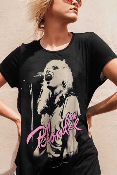 Blondie T shirt in black