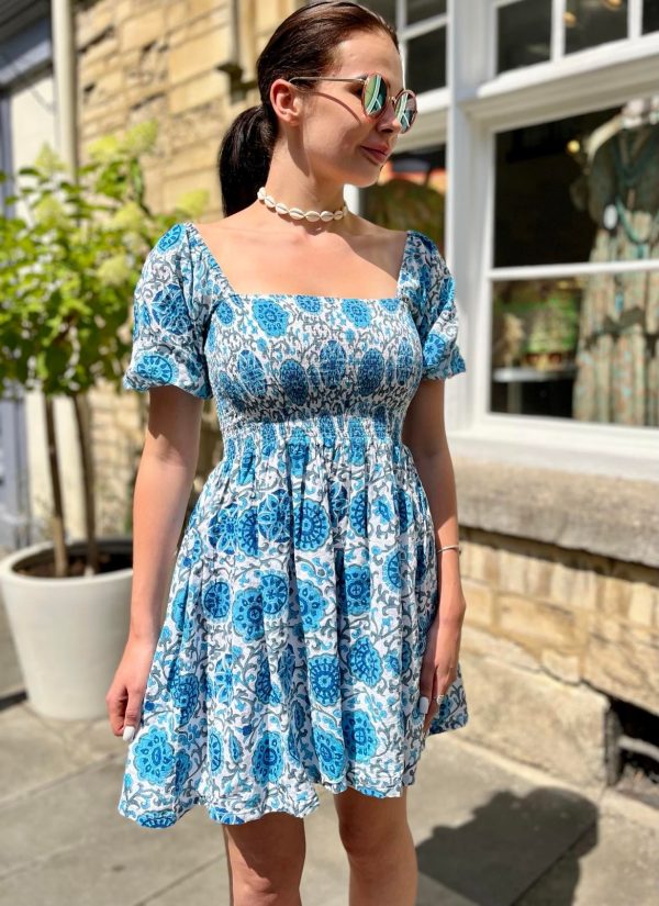 azure bethan mini dress