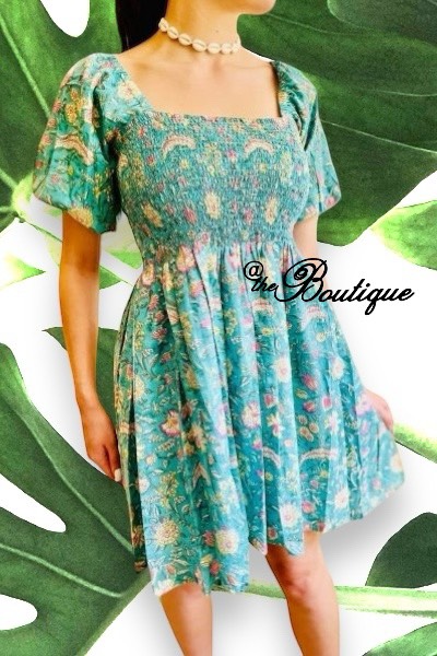bethan dress in Turquiose