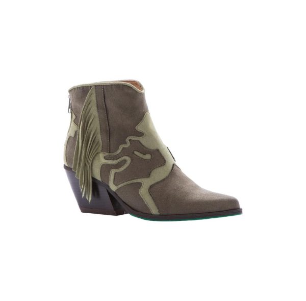 green tassel boots