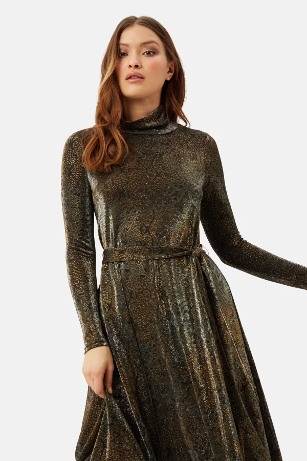 shady nights midi dress