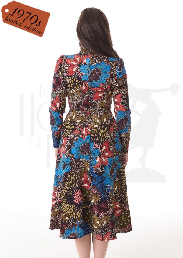 1970's Delic Print Barbara Dress - The House of Foxy - Image 3