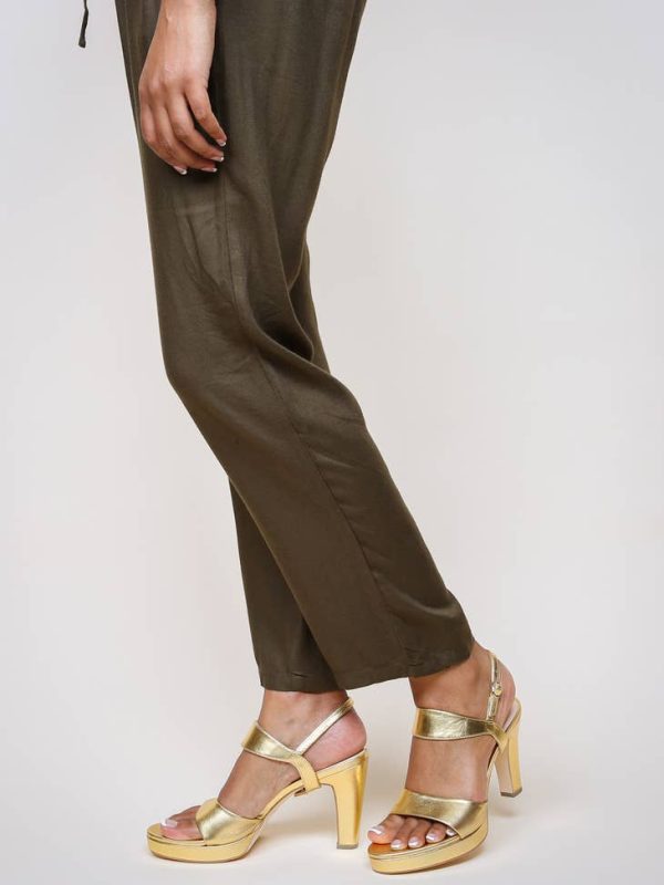 gold lo platform sandals at the boutique
