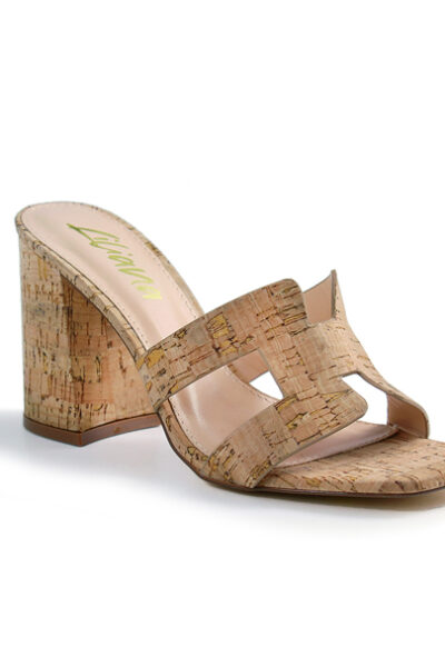 Cork Platform Open Toe Sandals At The Boutique