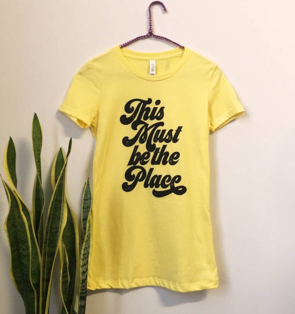 Acid Yellow Wash T-shirt At The Boutique