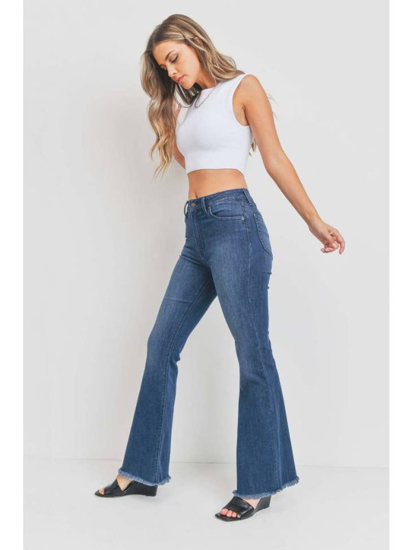 Dark denim classic bell bottom