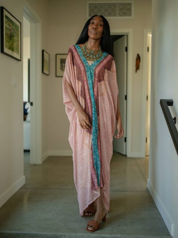 Tribal Border Kaftan At The Boutique