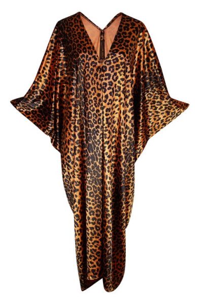 Golden Leopard Kaftan At The Boutique