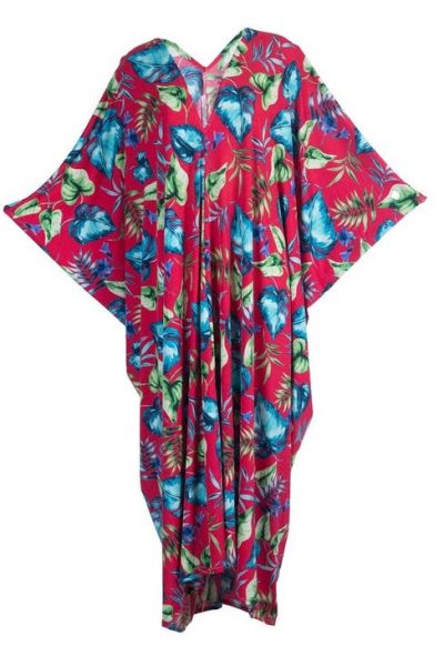 Pink Floral Kaftan At The Boutique..