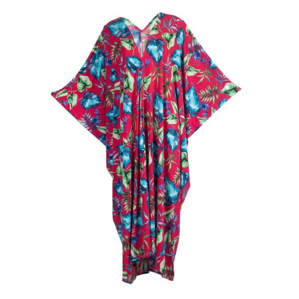 Pink Floral Kaftan At The Boutique..