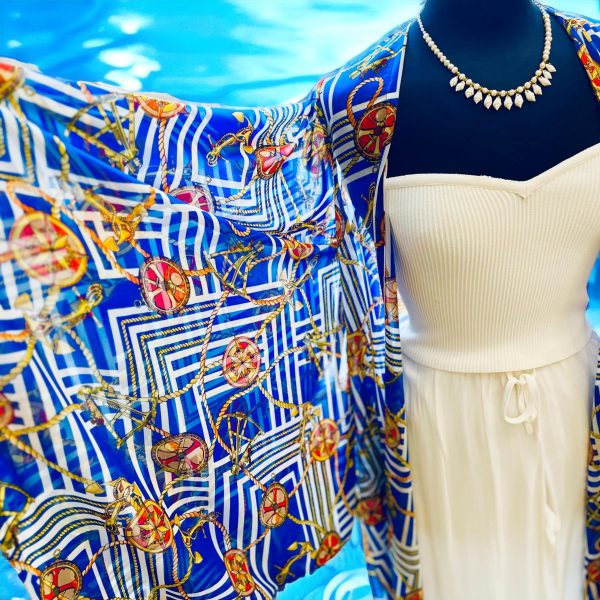 nautical kimono at the boutique