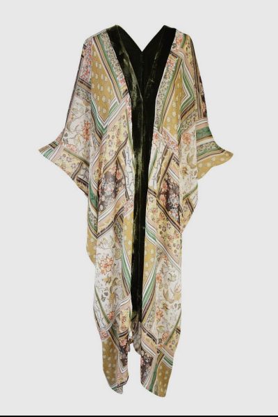 Silk Velvet Kaftan At The Boutique