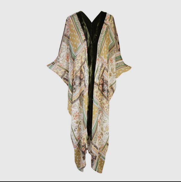 Silk Velvet Kaftan At The Boutique