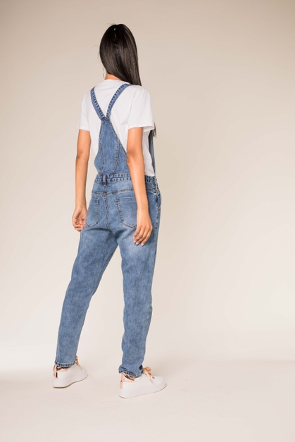 Light Blue Denim Dungarees At The Boutique Cirencester