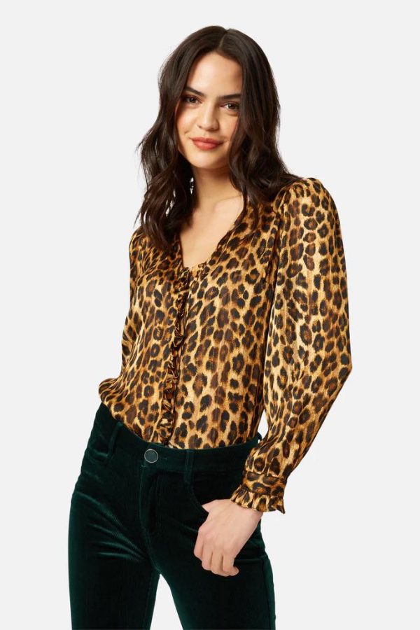 Leopard New York Blaze Shirt in Brown - Traffic People - Image 2