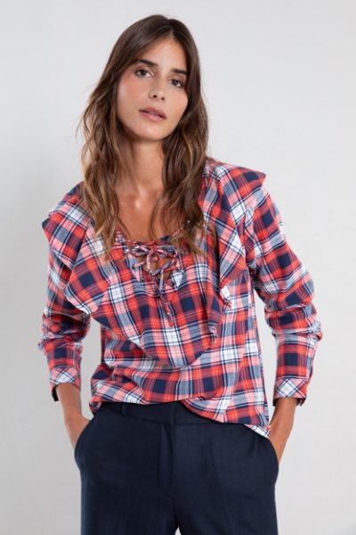 Checked Blouse