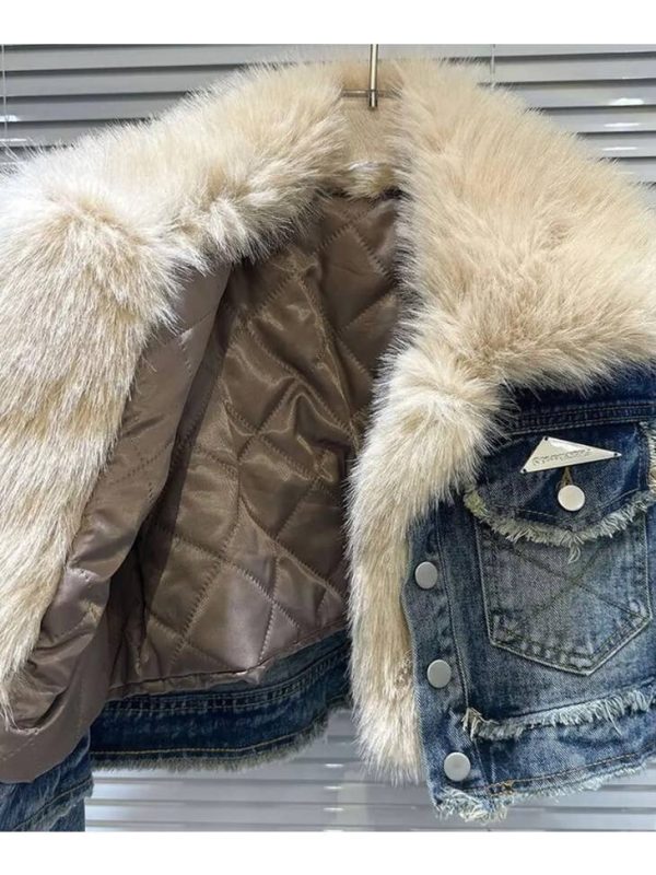 denim sherpa jacket