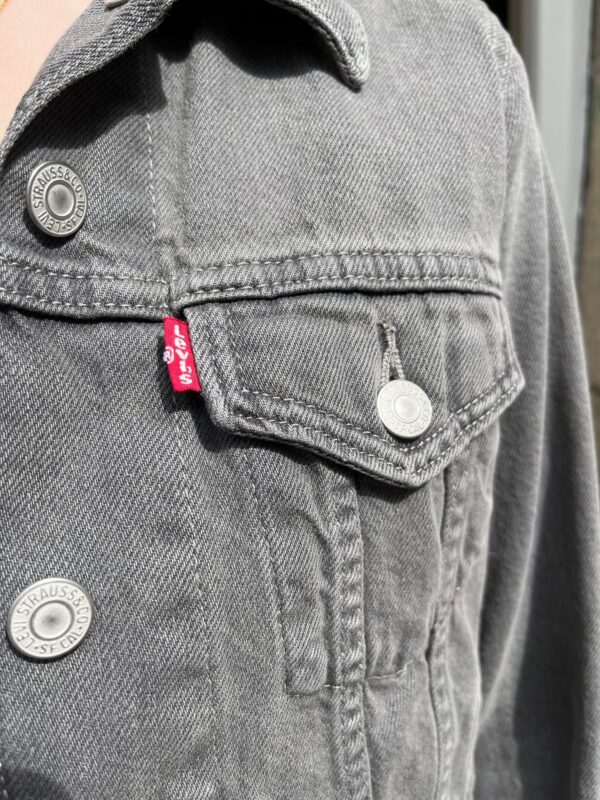 Hand of Fatima Embellished Levi’s Trucker Jacket - Image 4