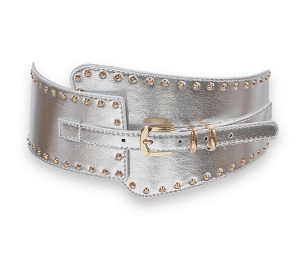 silver studded waist belt