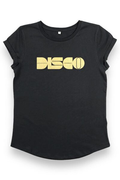 gold disco t shirt