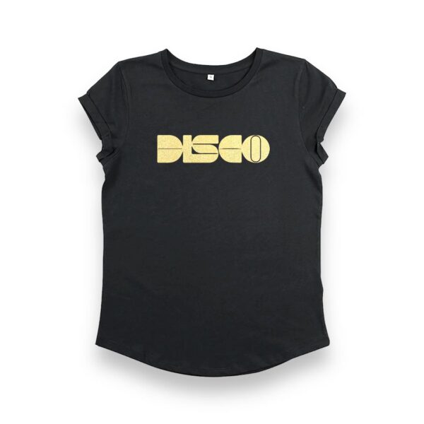 gold disco t shirt
