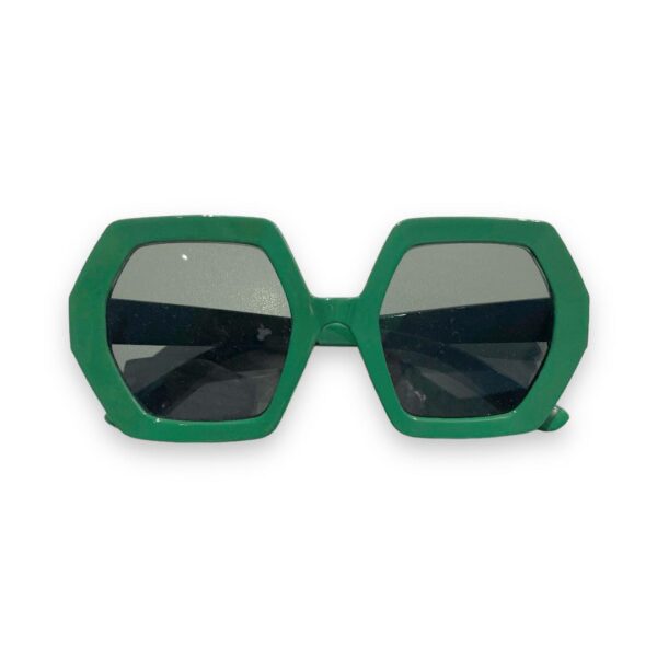 green hexagon shades at the boutique