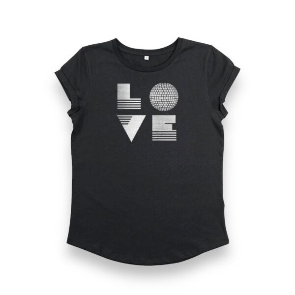 Love Silver T-shirt - Disko Kids