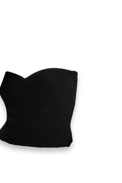 black jersey tube top