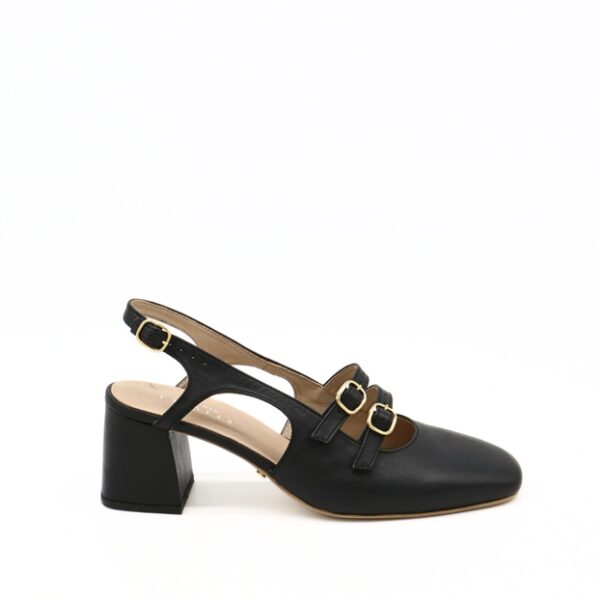 Black Mary Jane Block Heels