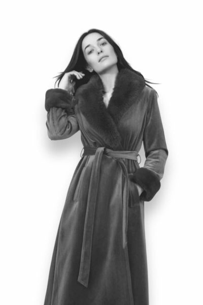 corrie bratter coat charcoal