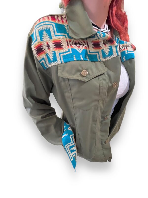Woven Textile Artwork Jacket