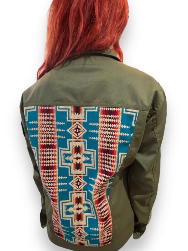 Woven Textile Artwork Jacket - Image 2