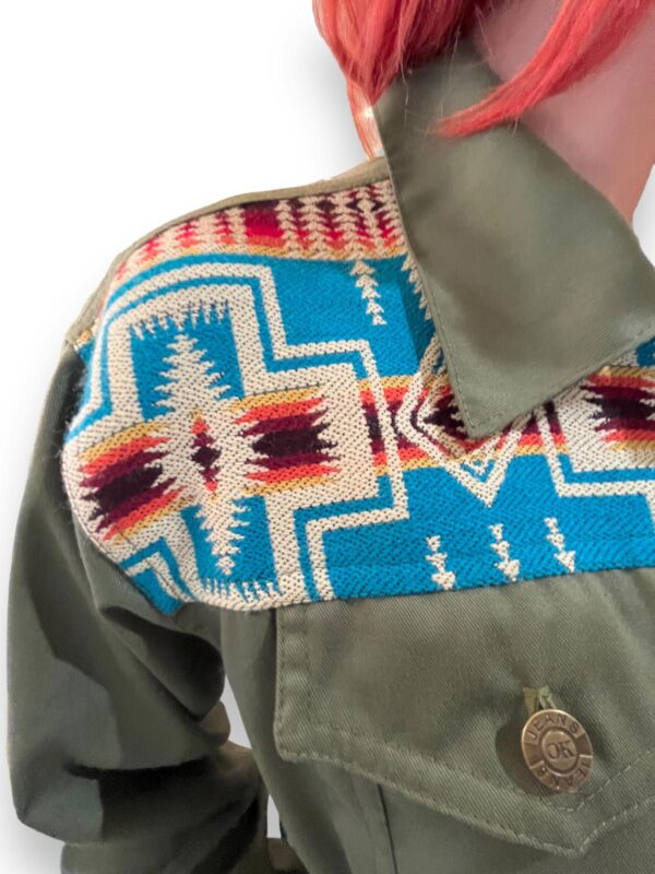 Woven Textile Artwork Jacket - Image 3