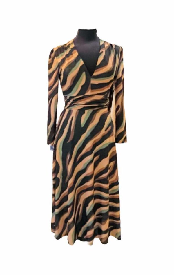 brown dont look back ceeci dress traffic people