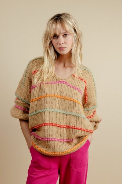 Oversized Striped Sweater