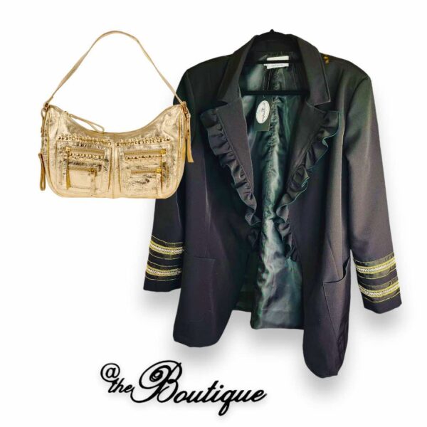 gold and black cute combo