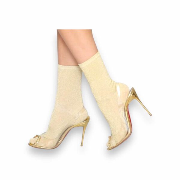 Gold Glitter Socks