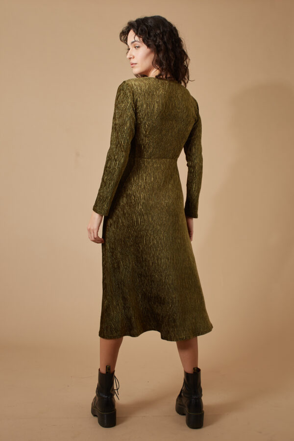 green zelda dress back