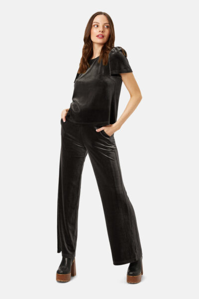 Never Say Goodbye Velvet Trousers