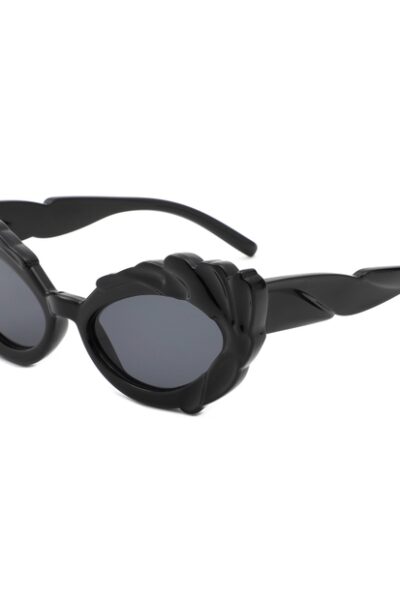 Sculpted Cat Eye Sunglasses